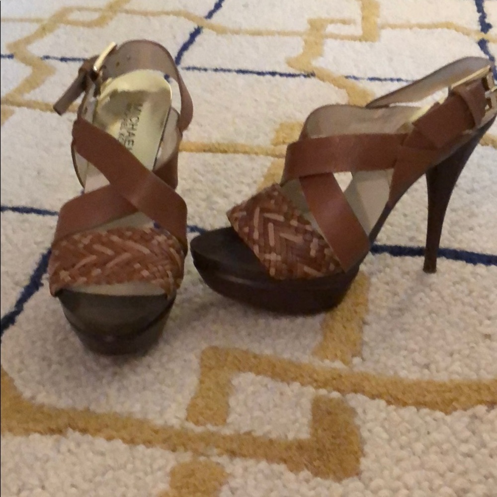 Michael Kors brown heels